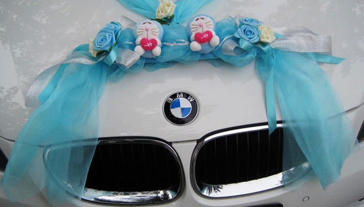 玫瑰纱带.一个机器猫车牌