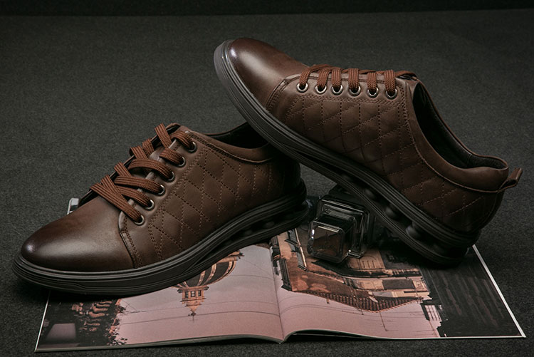 soargon深港男鞋2014秋冬新款正品男士休闲皮鞋韩版日常休闲鞋真皮男