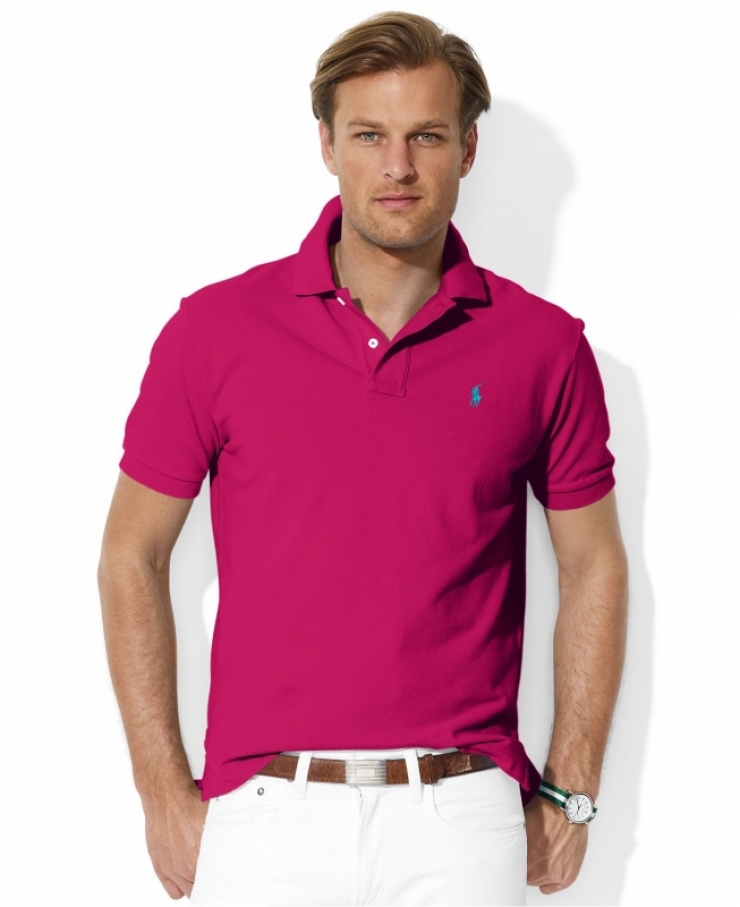 拉夫劳伦马球 polo by ralph lauren 男式短袖polo衫 university