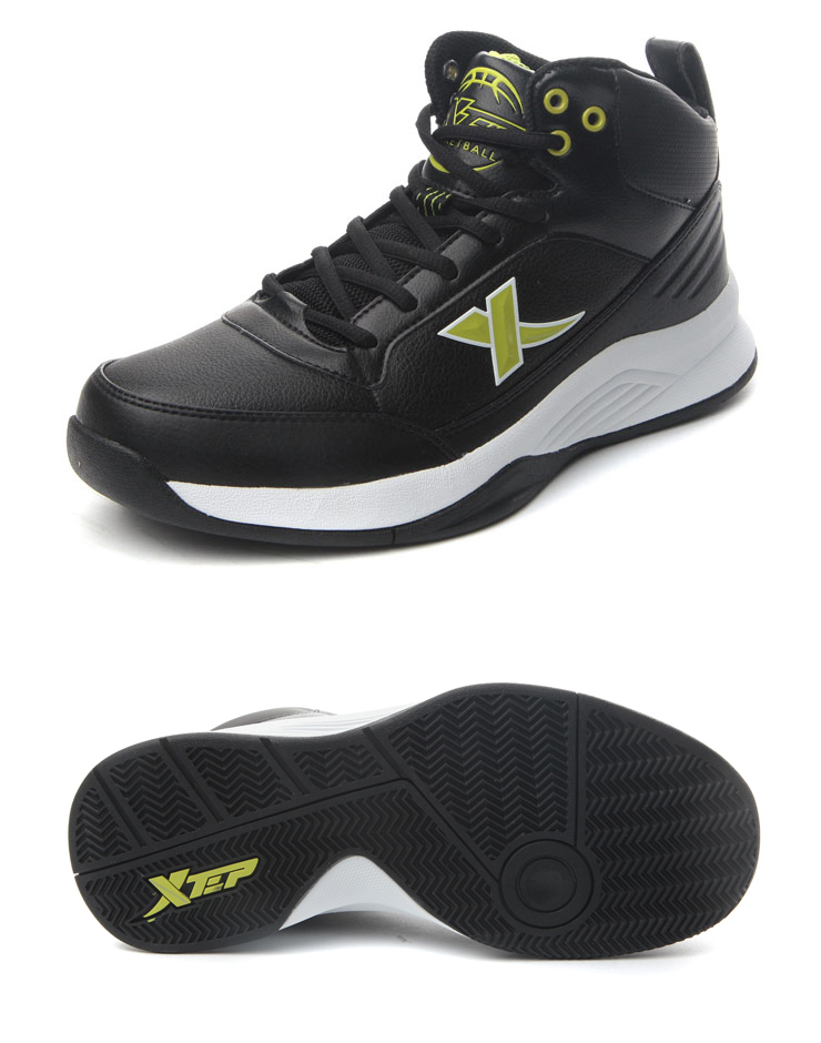 特步xtep男款篮球鞋运动鞋9884191202800102 98841912028002 黑 墨绿