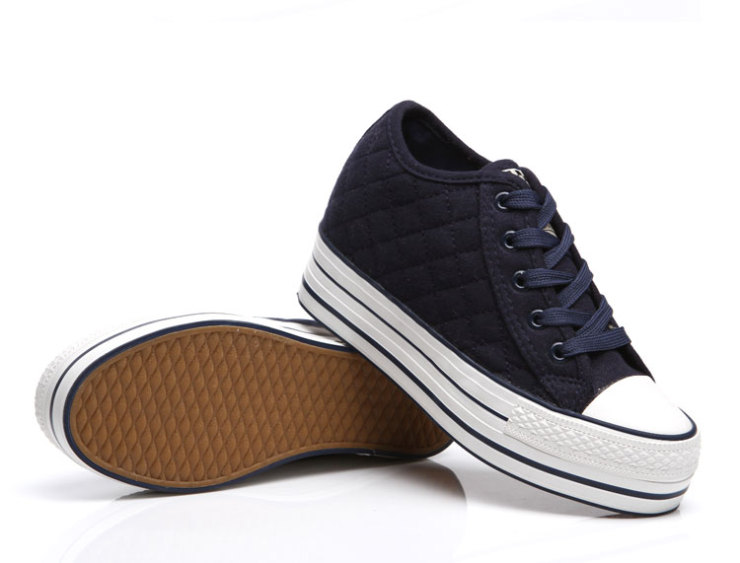 sgeing/斯加艇低帮时尚帆布休闲女鞋 甜美学生帆布鞋 隐形内增高帆布
