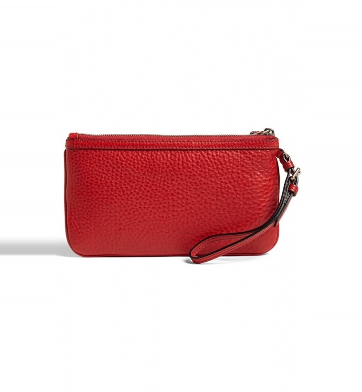 巴宝莉 burberry 女式手拿包 cadmium red q00075530