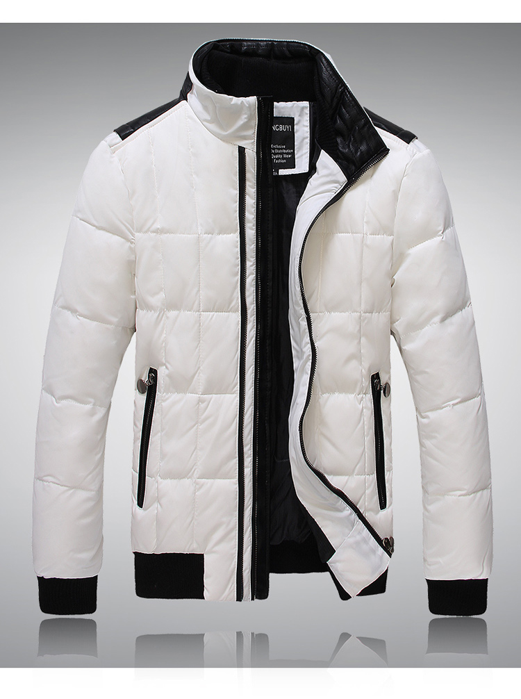 路铭 冬季新款男装羽绒服 男羽绒服新款 男士立领羽绒服 短款修身