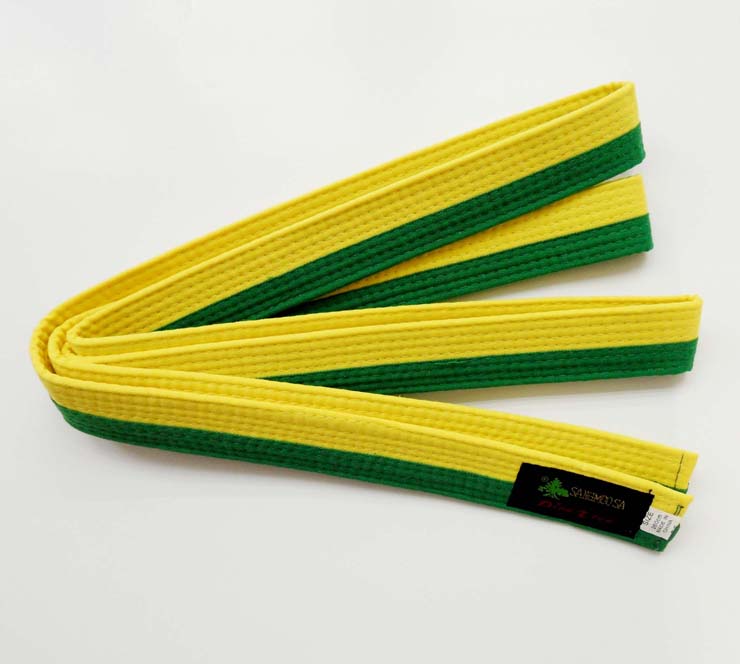 韩国松树(pinetree) 品牌 跆拳道训练道带 儿童专用跆拳道腰带双色 蓝