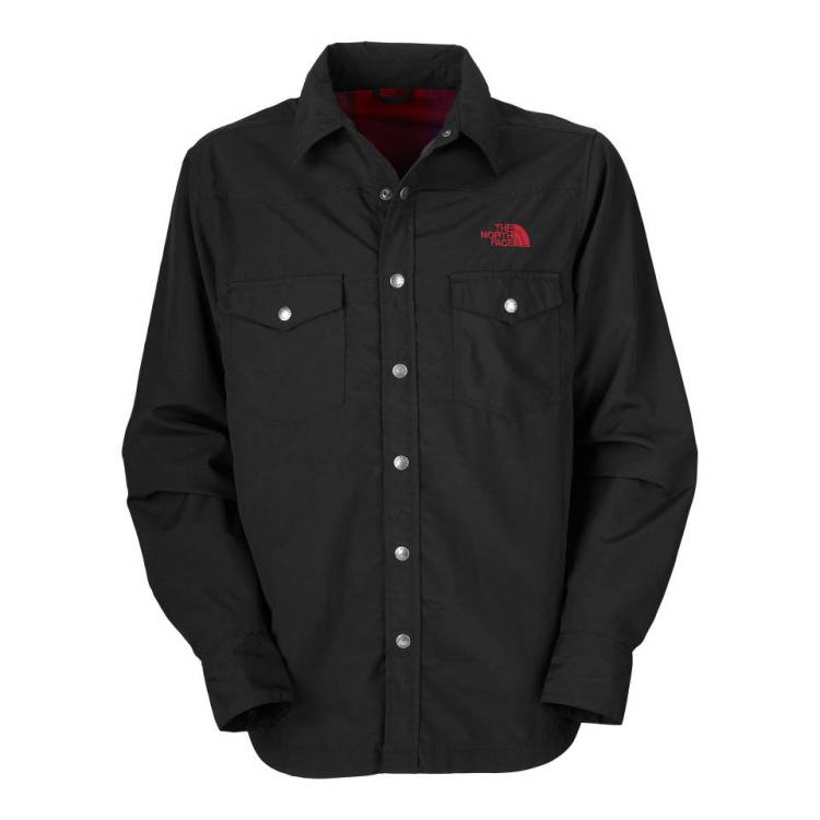 国内现货the north face black bart jacket乐斯菲斯衬衣 黑色 s