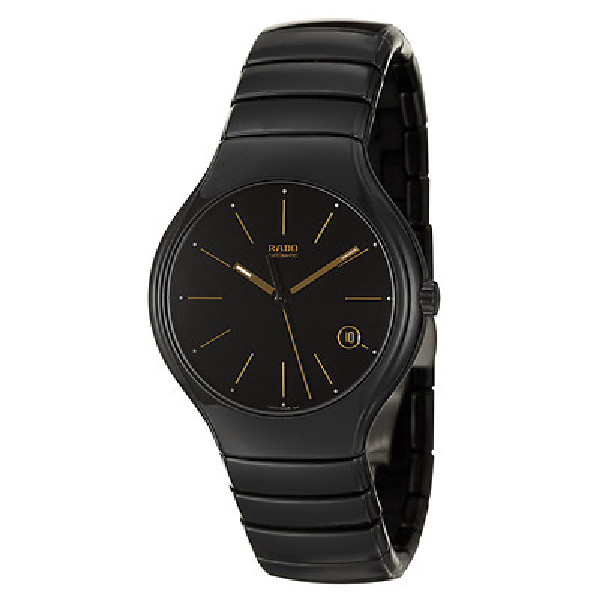 rado 雷达 男士炫酷简约陶瓷带石英表 暗 r27857152 黑色