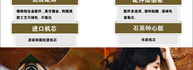 
                                        丽盛布谷鸟实木挂钟欧式静音复古双面挂钟创意客厅石英钟卧室时钟挂表时尚钟表别墅可报时                