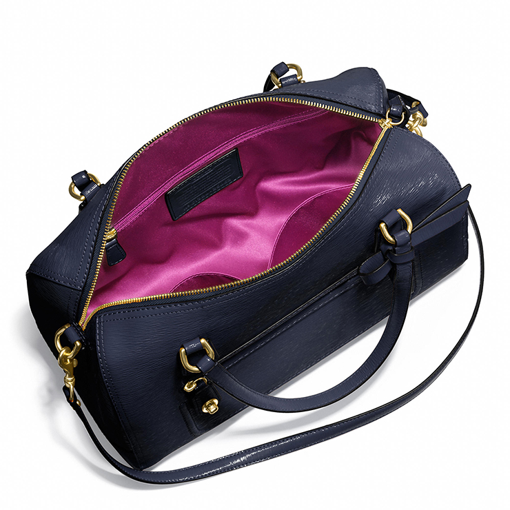 coach/蔻驰 2013新品 poppy系列女士单肩手提女包 25062 2色入 藏蓝色