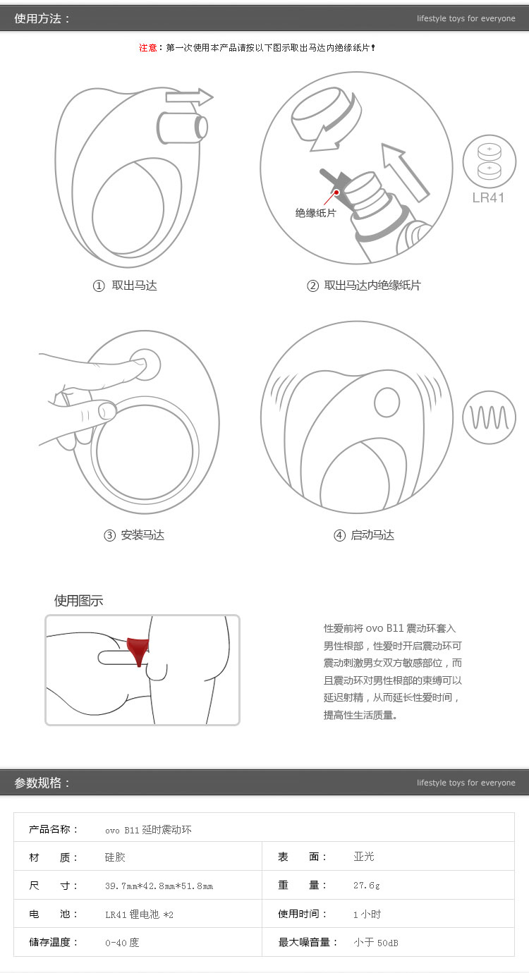 主体 类别 震动环 适用人群 男性系列                      暂无