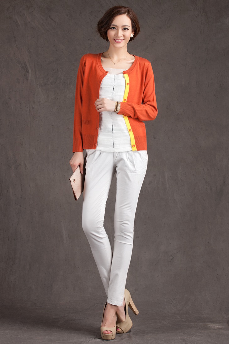 丝柏舍 2014春季新款女装 美丽俏佳人秋装秋款女士女款休闲百搭韩版