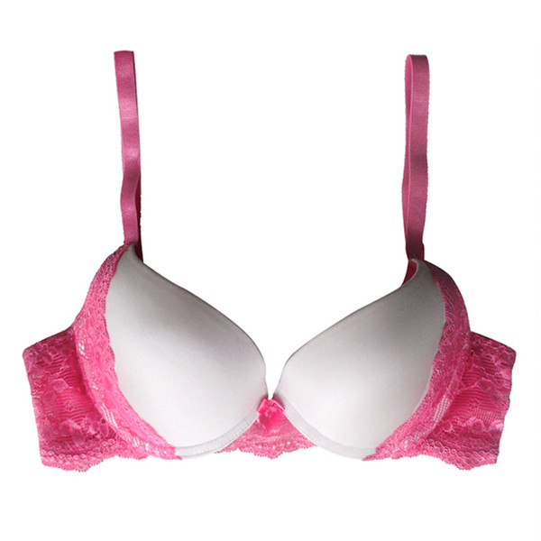 victorias secret 粉红浪漫蕾丝文胸11-128 粉红色 80c