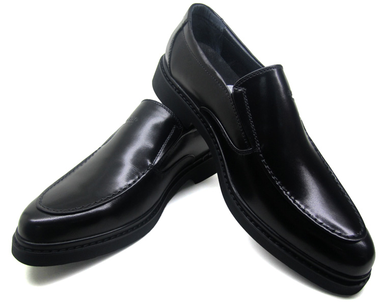 宾奴2014春季新款真皮商务休闲男鞋941270589 黑色 38