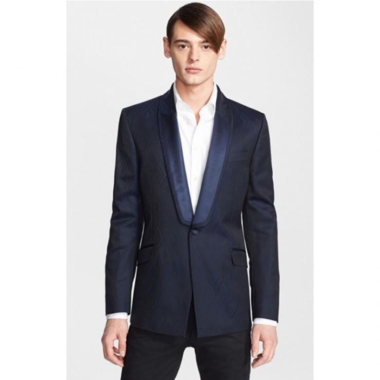 范思哲 versace 男式休闲西装 medium blue q00092861 48