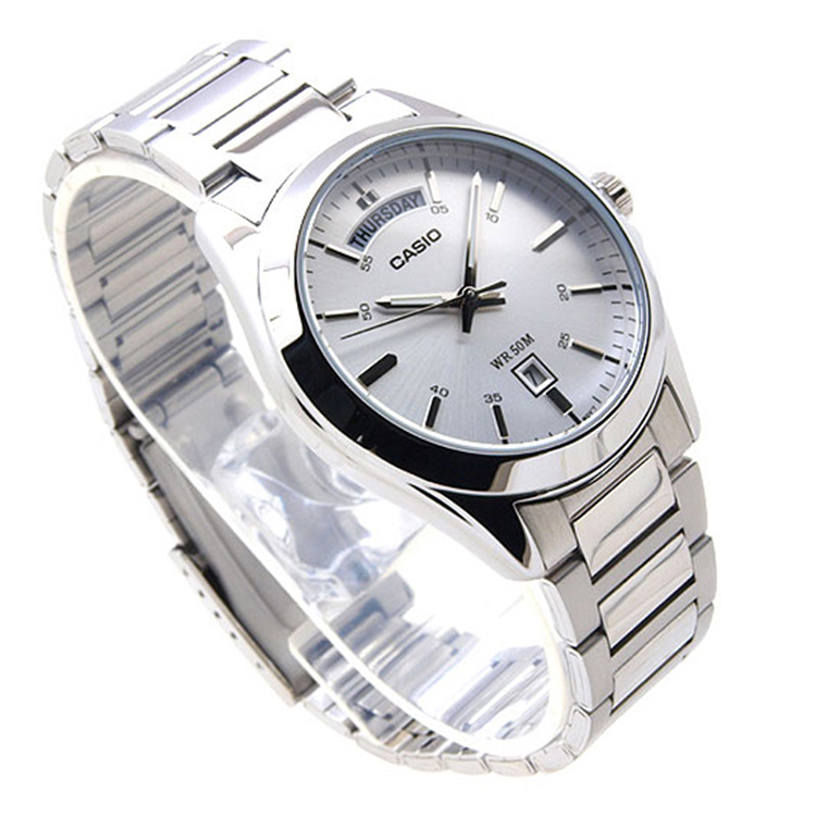 卡西欧(casio)石英表 男士正品简约新款手表 mtp-1370l-1a