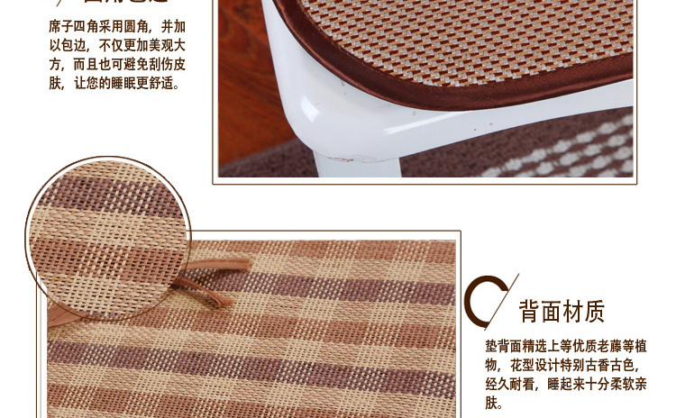 
                                        迪菲娜(DIFEINA)小牡丹坐垫餐椅垫 紫色 41cm*43cm                