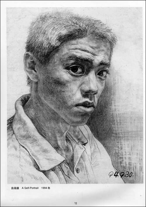 我的过程进入少年宫美术班学画之初,在接触素描的那一刹那,我就被它
