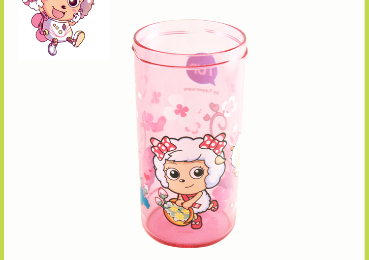 特百惠Tupperware 2013款彩印莹彩水杯 310ml与430ml 喜羊羊与灰太狼
