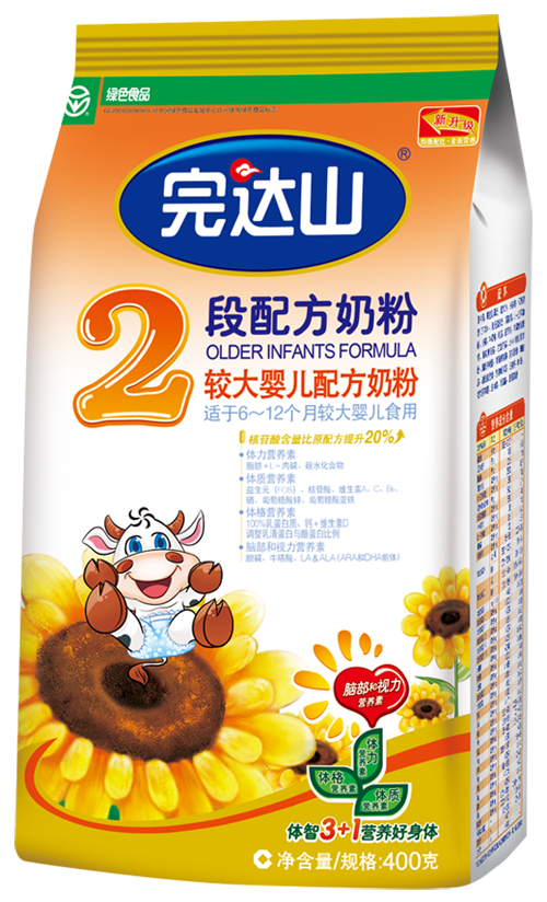 完达山婴儿配方奶粉(2段袋)