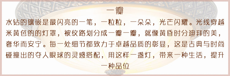 
                                        波西米亚 吸顶灯 欧式LED卧室客厅灯 阳台书房灯具 10寸(不带光源)                