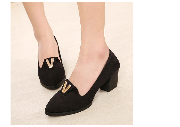 00 佩尼泰真皮中跟鞋 甜美蝴蝶结浅口鞋 粗跟时尚女鞋 单鞋 春防滑