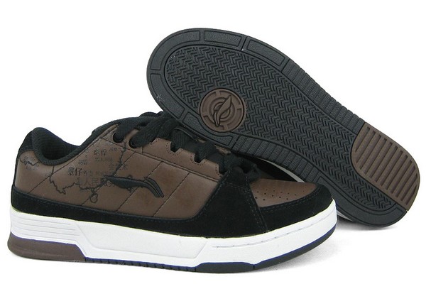 李宁lining 男子 经典休闲鞋 alcf031-2 黑/粟灰/白 美码9欧码421/3