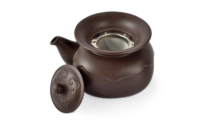 台湾陆羽茶艺独立研发设计的茶器,非仿制传统壶型,独一无二.