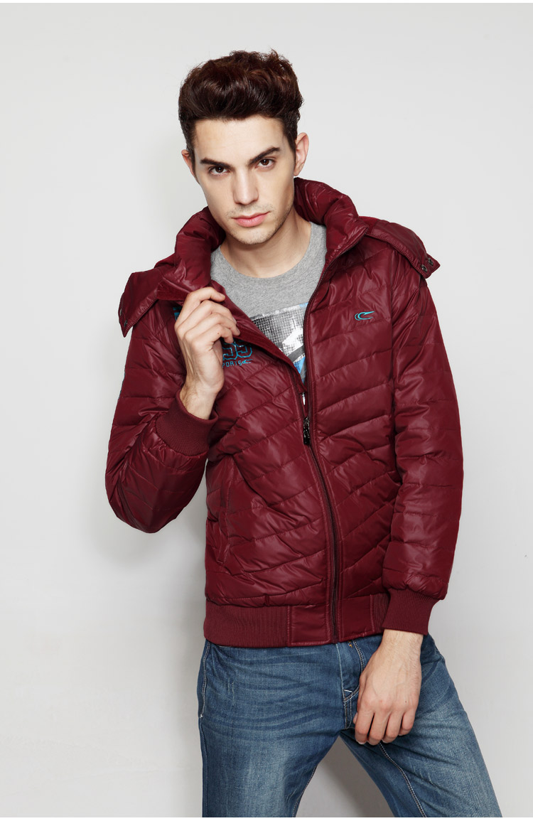 赛琪冬季男款时尚休闲运动羽绒服241511 深彩蓝-04 l