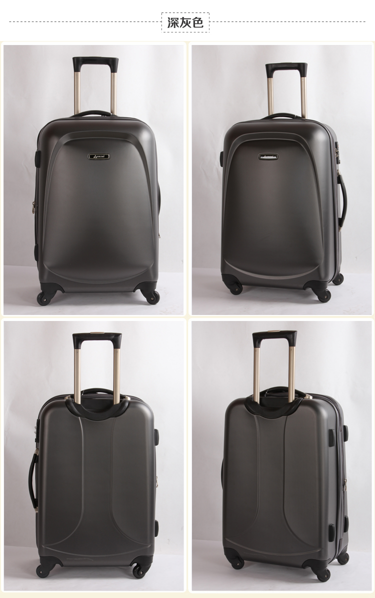 银座 正品拉杆箱旅行箱行李箱登机箱 abs时尚硬箱 紫色 28