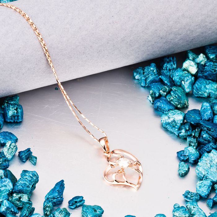 沐恩珠宝 18k金钻石吊坠 赠s925纯银项链(附权威鉴定证书) 40131