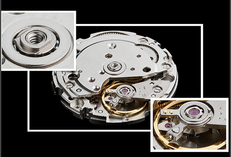 锐力read男士手表美优达机芯钨钢表圈全自动机械表男表夜光表r8020g