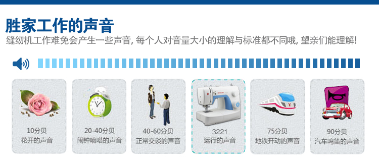 
                                        SINGER胜家多功能家用电动台式缝纫机3221                