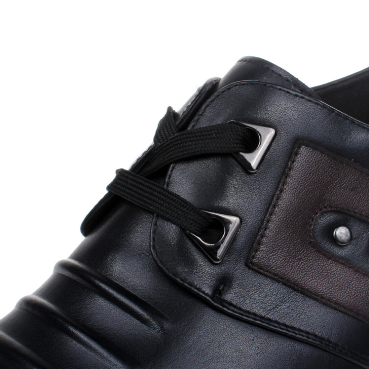 巴利迪亚balidiya内增高男鞋男士皮鞋英伦时尚潮流休闲真皮 增高鞋