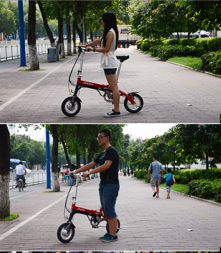 喜德盛折叠迷你电动车 mini denpo 超轻 电动自行车 锂电