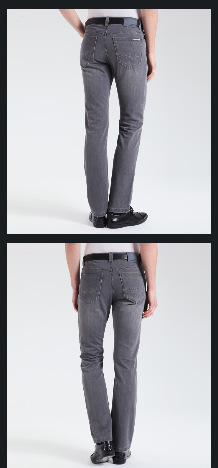 劲霸男装 正品 时尚休闲修身男款牛仔裤|fqrx2261 深灰 29