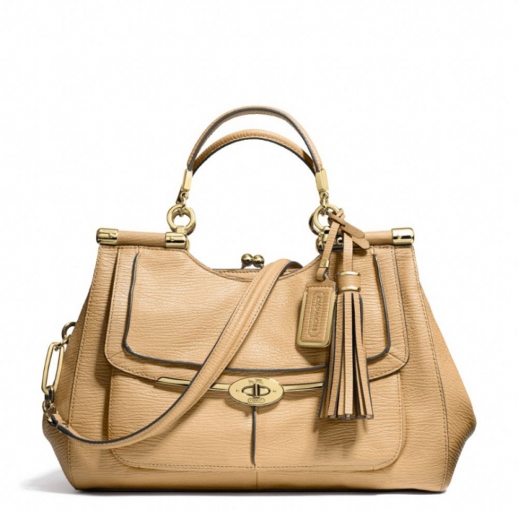 from italy updates our elegant carrie satchel with richness and