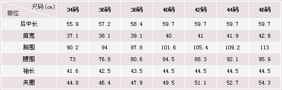 凯撒kaiser 春夏款女装 韩版OL修身外套淑女七分袖小西装SFWAC12010 黑(5010) 40