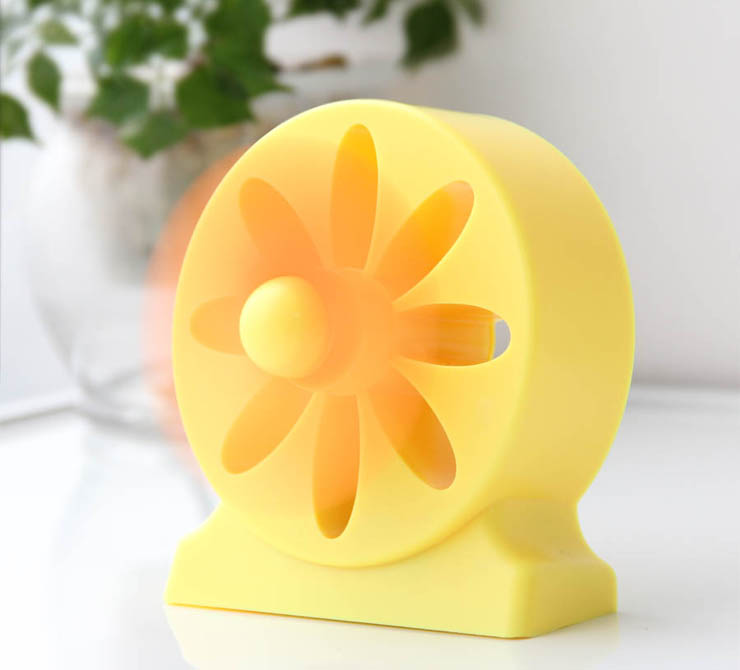 五月花迷你办公小电风扇 usb电池两用 实用便携静音 送男女朋友老公