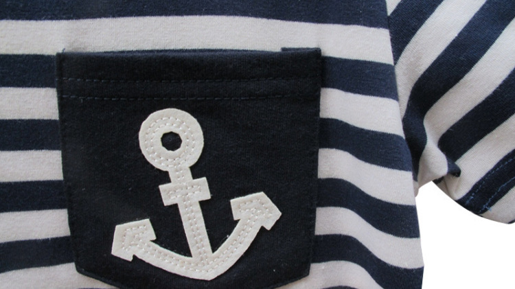 baby jimmy海军条纹运动套装2014新款男童装夏季儿童短袖t恤2件套