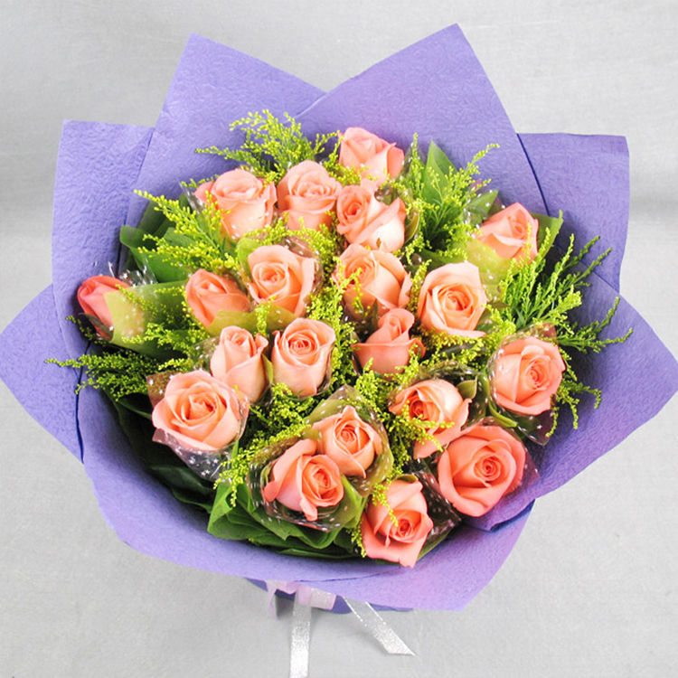 al0443-19朵百玫瑰 2小熊