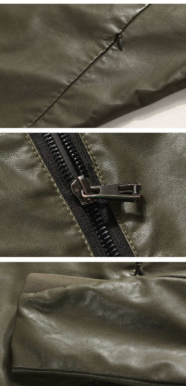 2014春装新款皮衣男秋冬新款仿真皮 pu皮夹克 外套男装加大码时尚立领