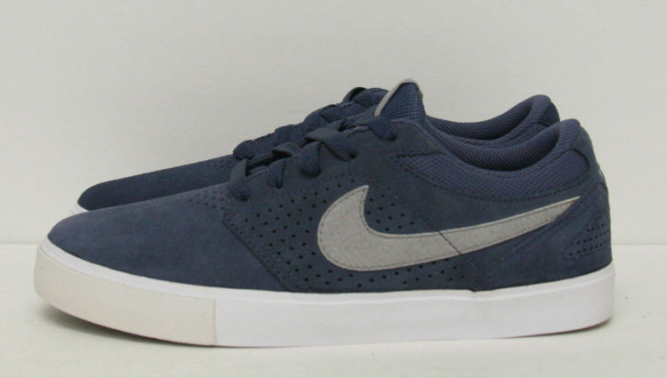 nike 耐克 男士绒面革网眼运动鞋 us码 蓝色 7.