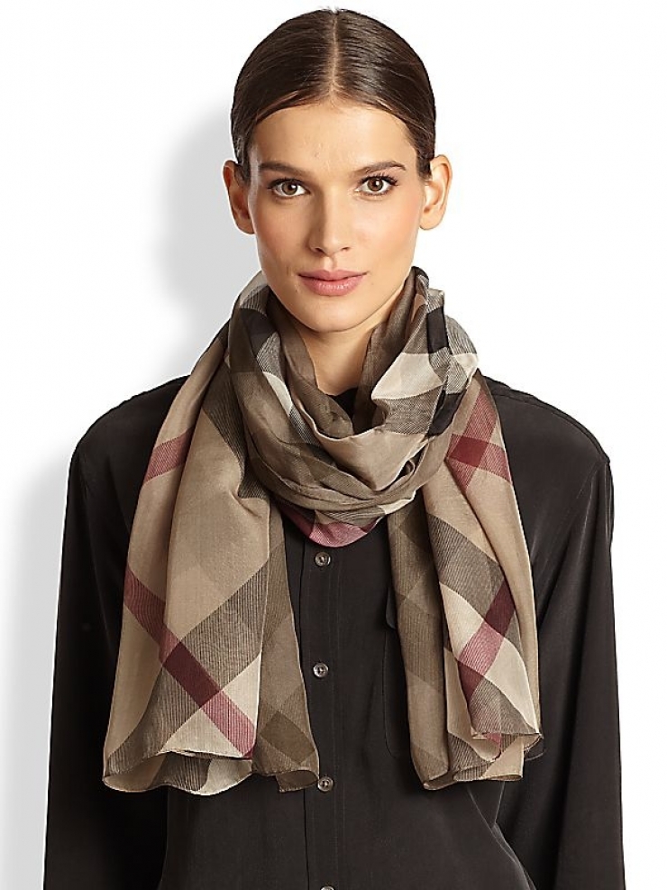 巴宝莉 burberry 女式围巾 q00139921 smoked trench one size