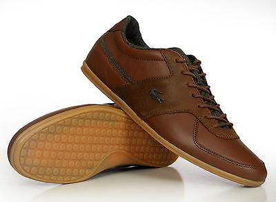 lacoste 法国鳄鱼 男士简约休闲鞋 棕色 us8