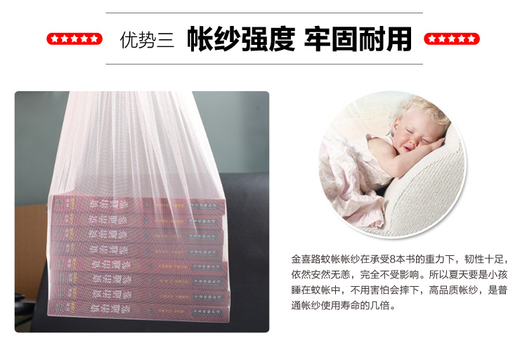 金喜路家纺 三开门落地蚊帐加高加密方顶学生防蚊床上用品单双人宫廷蚊帐 21mm钢管塔芙-黄色 2.0m床