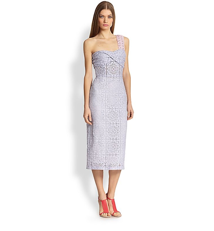 巴宝莉 burberry 女式连衣裙 pale lavender q00161584 40 (6)