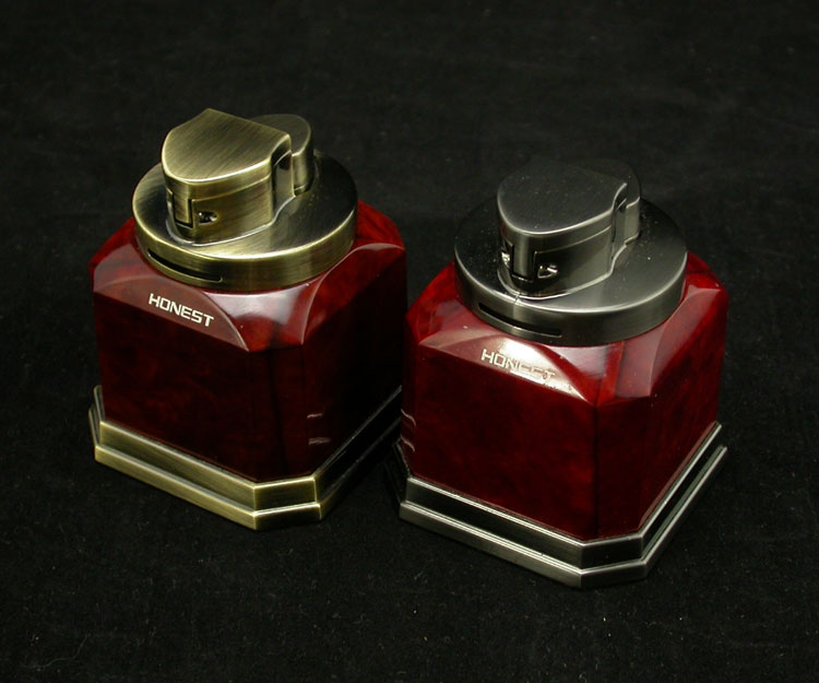 希洛shiloh桌面大型台式气体打火机强劲直冲火焰雪茄打火机工具办公室