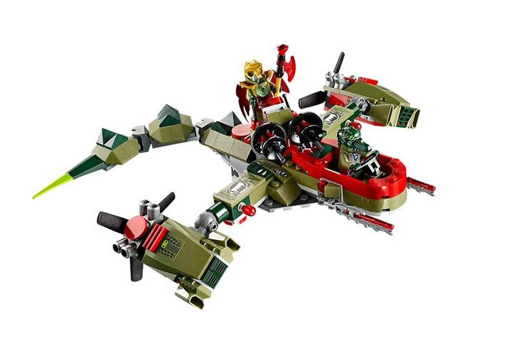 乐高(lego)chima 气功传奇系列 鳄霸王指挥舰 儿童积木拼插玩具 l700