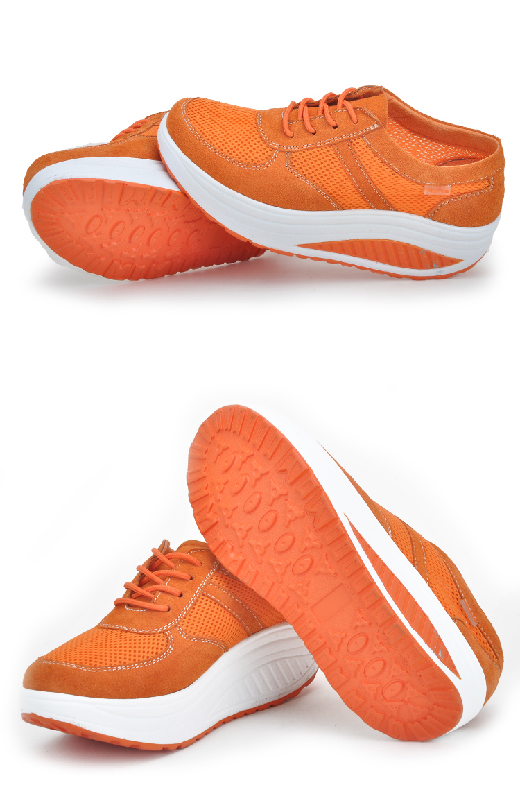 大盛公羊2014新款健身减肥鞋网面透气摇摇鞋女厚底休闲运动鞋女 ds