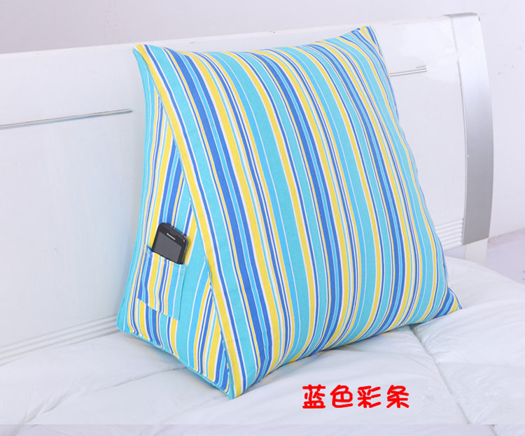 
                                        仙乐娇家居 老粗布小号抱枕 三维立体三角形靠垫 床头沙发靠枕40*30*20cm 华丽蜕变                