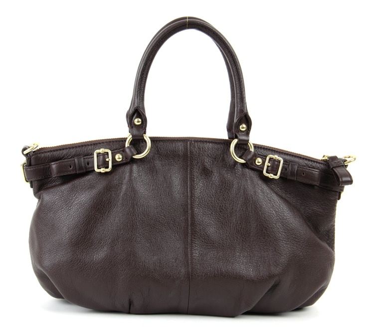 蔻驰coach madison系列女士真皮单肩包 18609 专柜正品 玫红色